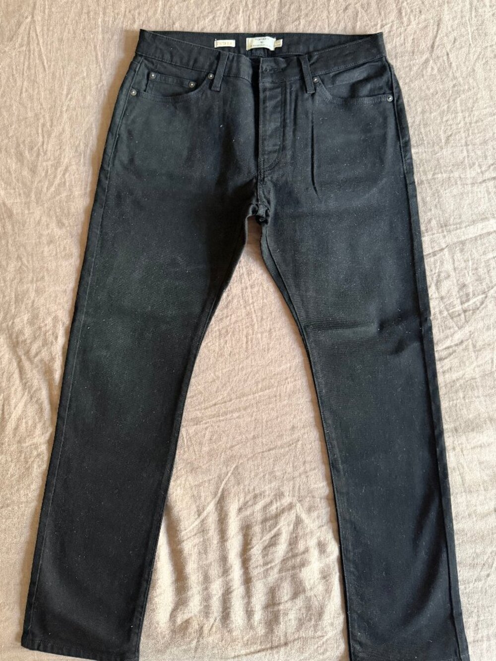 Topman Stretch Slim - Black Jeans - Men's 32x30